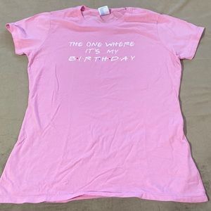 friends themed birthday shirt